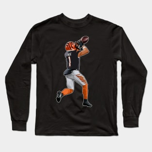 JaMarr Chase #1 Catch Power Long Sleeve T-Shirt